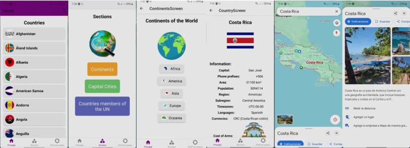 Country Explorer App